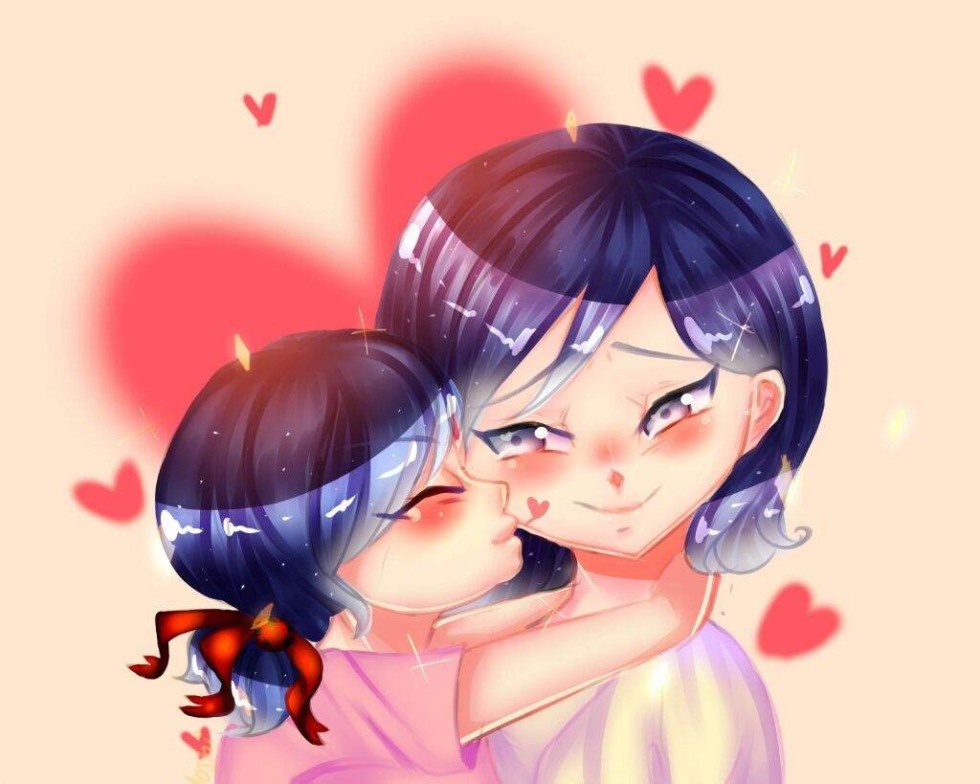 Marinette Dupin Chen and Kagami