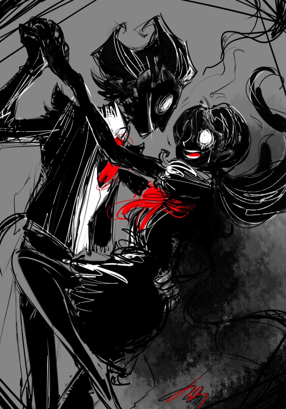 Don't Starve Art Wilson and Willow