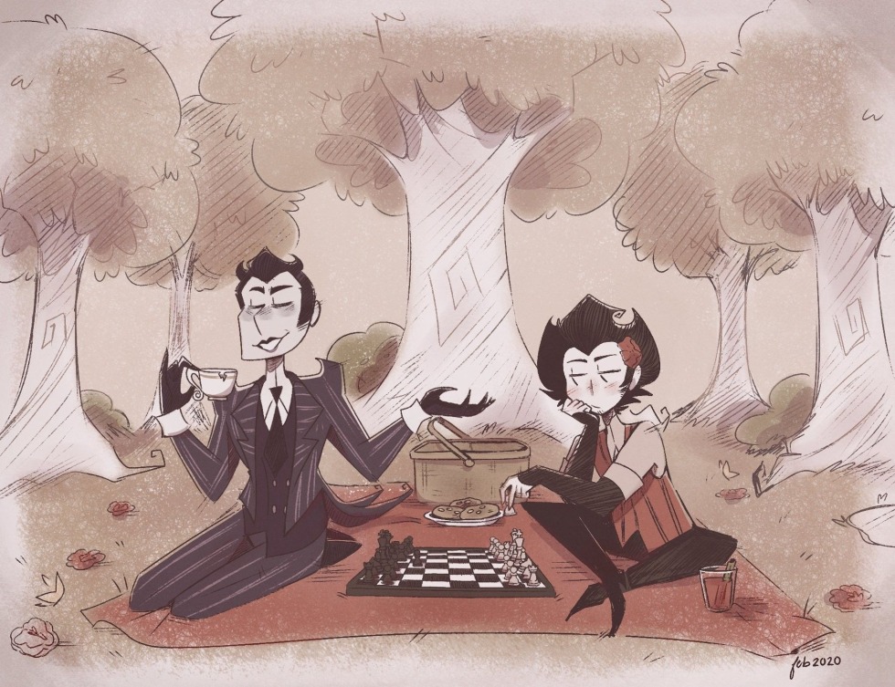 Don't Starve Wilson and Maxwell