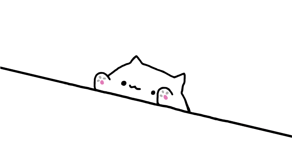 Bongo Kat on a transparent background