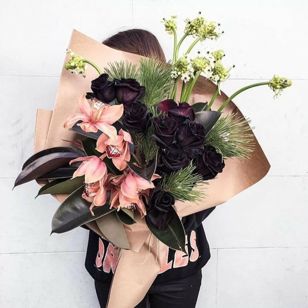 Unusual stylish bouquets