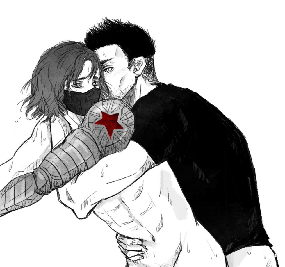 Bucky Barnes and Steve Rogers Hentai