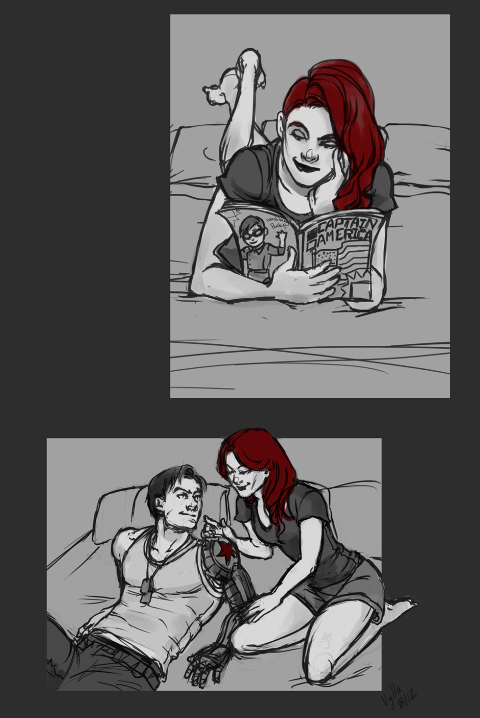 Hentai violence Bucky Barnes