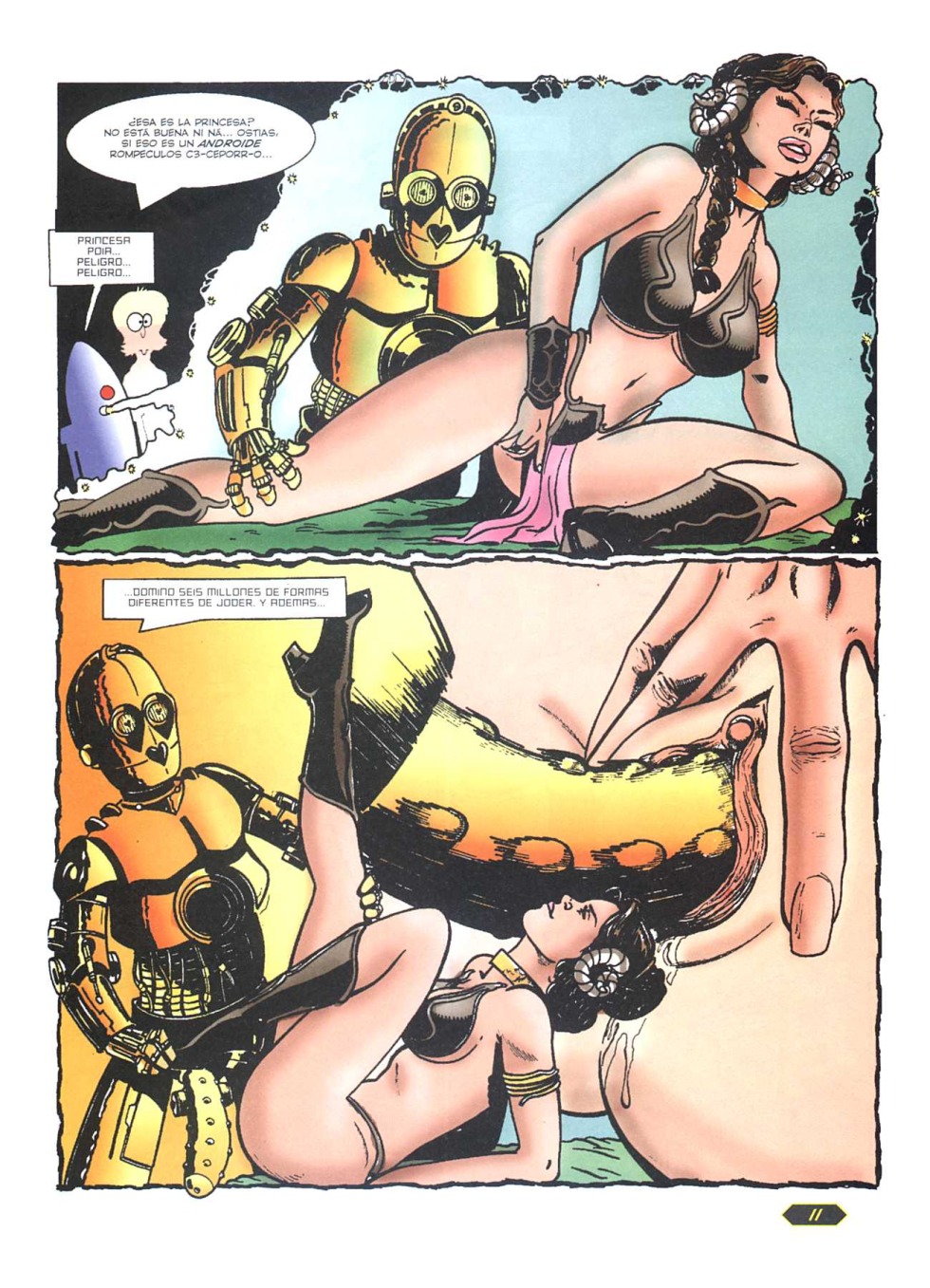 Jabba Hatt and Leia 18