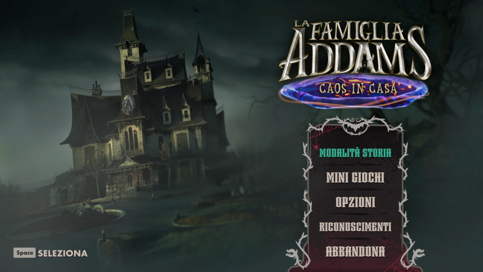 Addams family: a commotion in the mansion