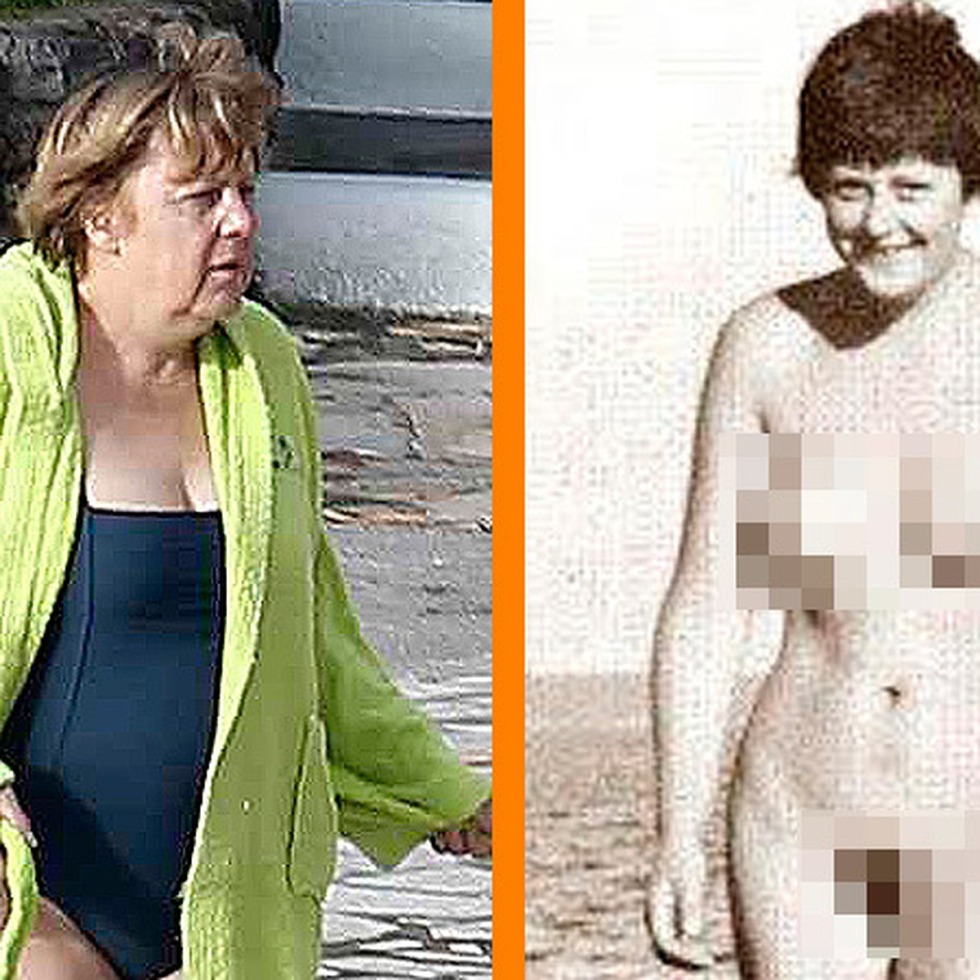 Old lecherous angel Merkel (photo)