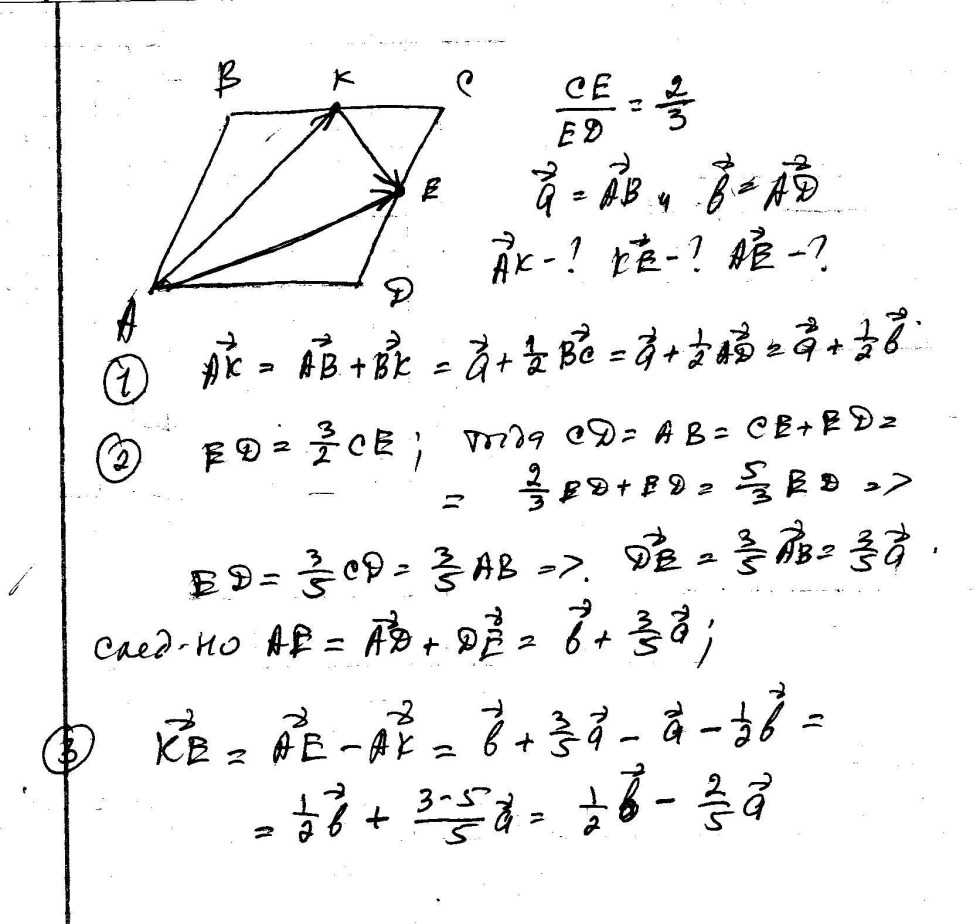 On the side of BC parallelogram ABCD Mop