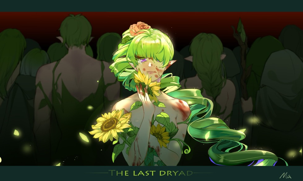 Terrariya Dryada Art 34