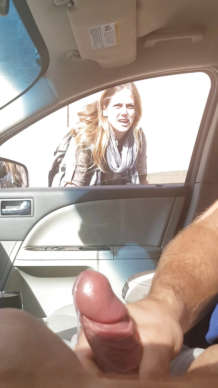 Jerking off in public transport