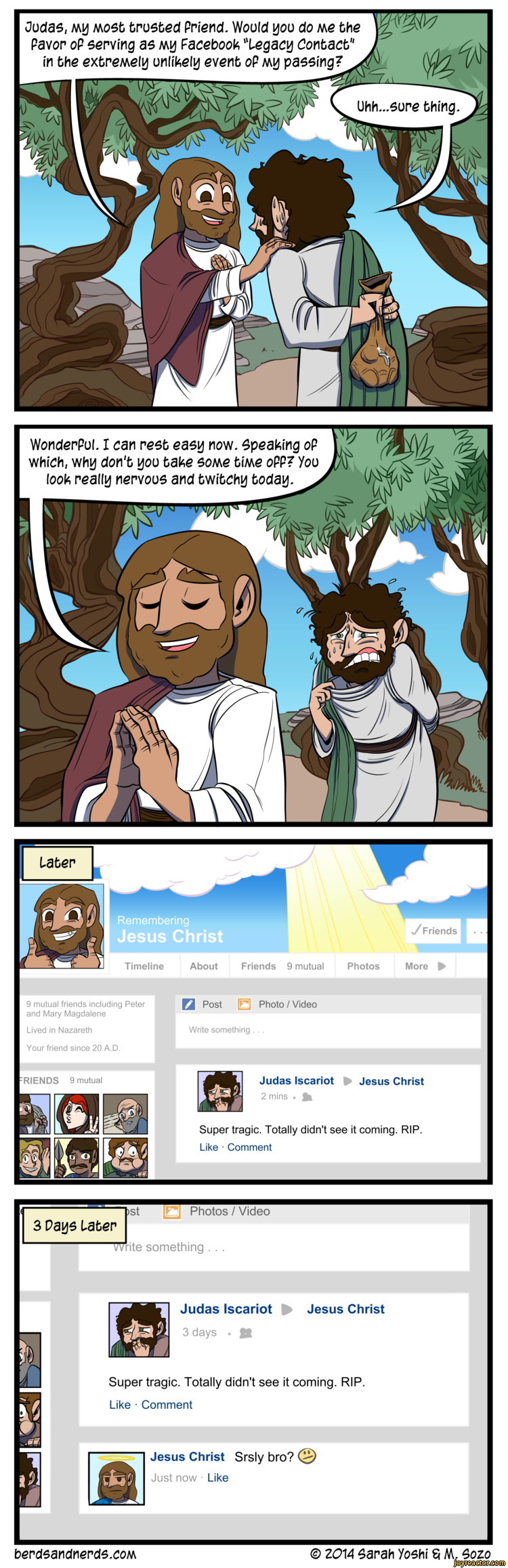 Jesus and Judas jokes