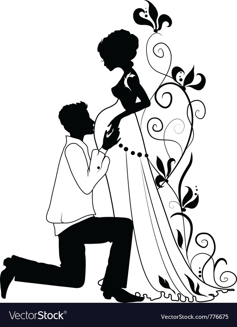 Man and woman conflict drawings