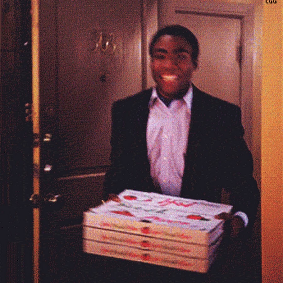 Donald Glover Pizza GIF