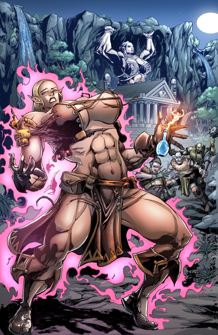 Lara Croft Fuck with Goblins