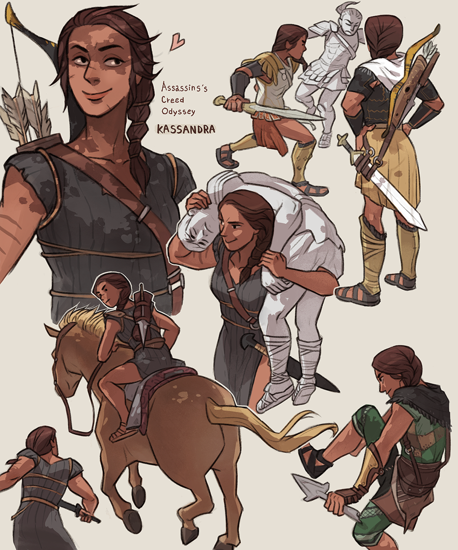 Assassin's Creed Odyssey Kassandra Art