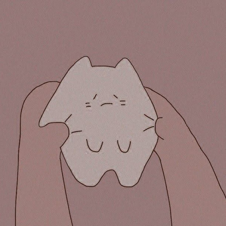 Girls in a cartoon style with a pencil