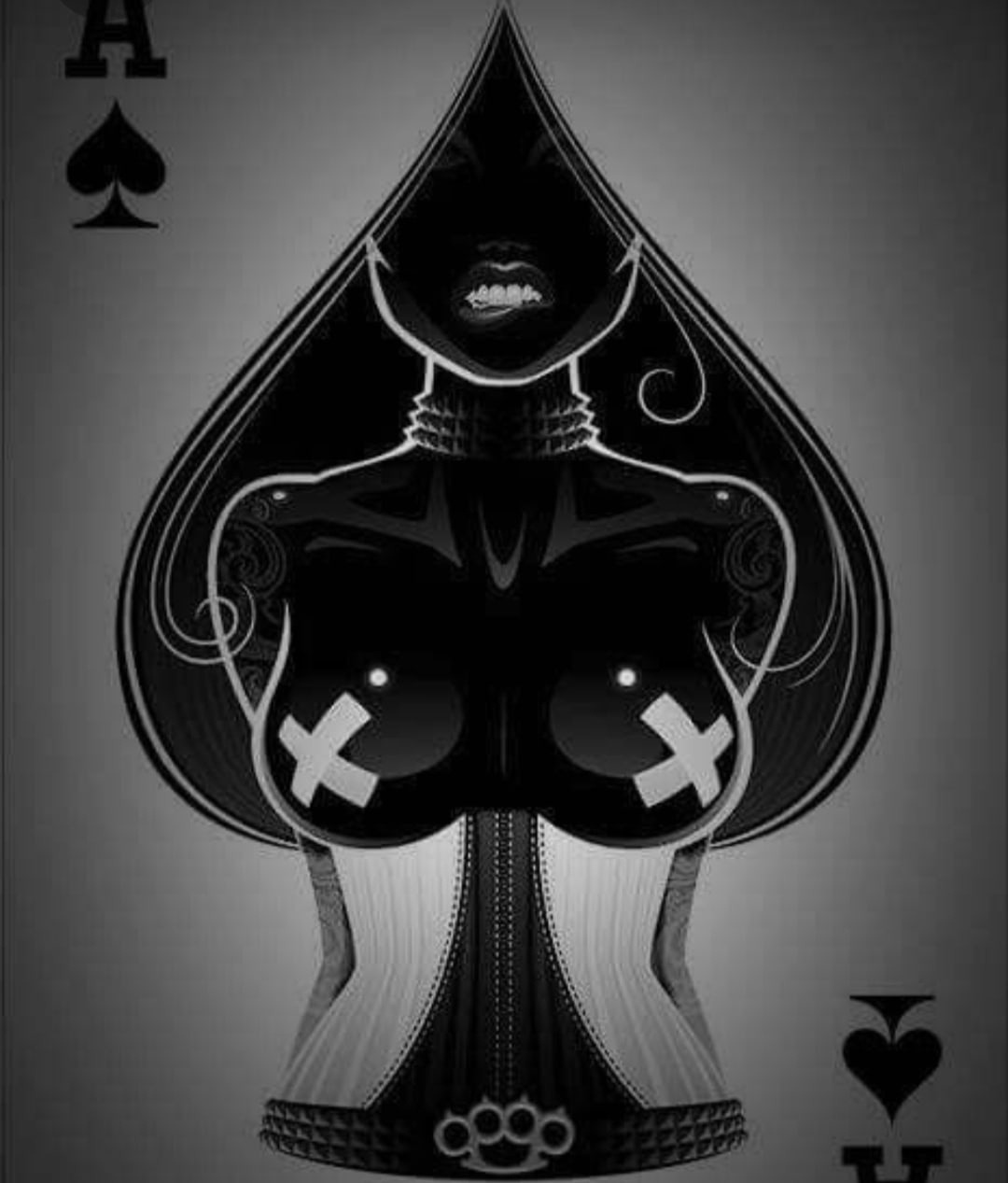 Queen of spades artwork