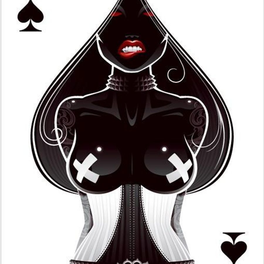 Queen of spades selfie
