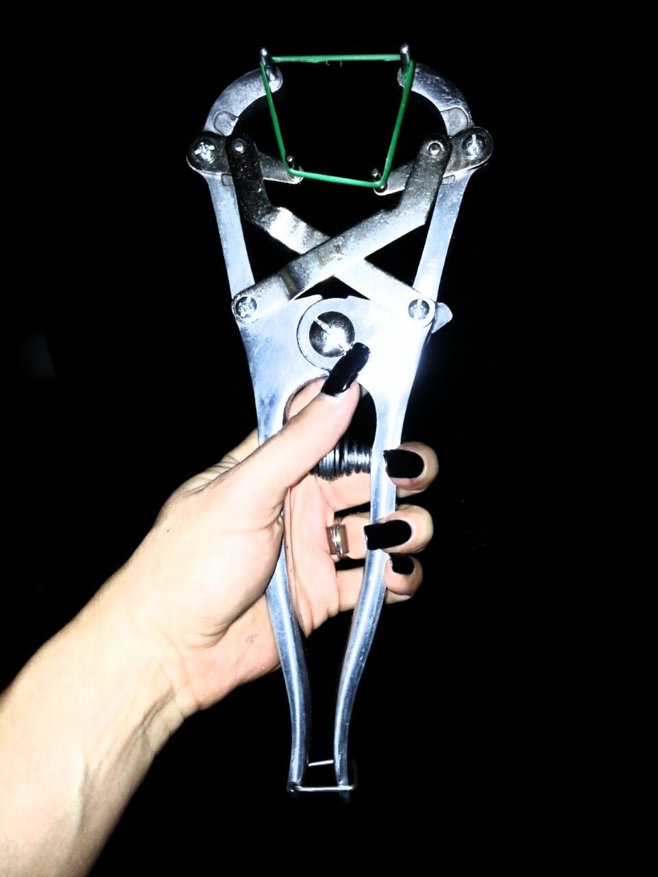 Girl with an elastrar