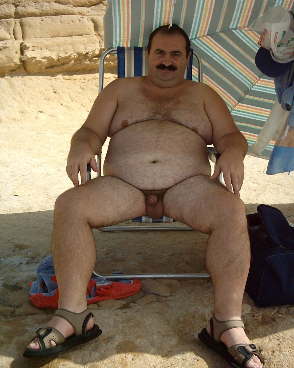 Fat men without panties