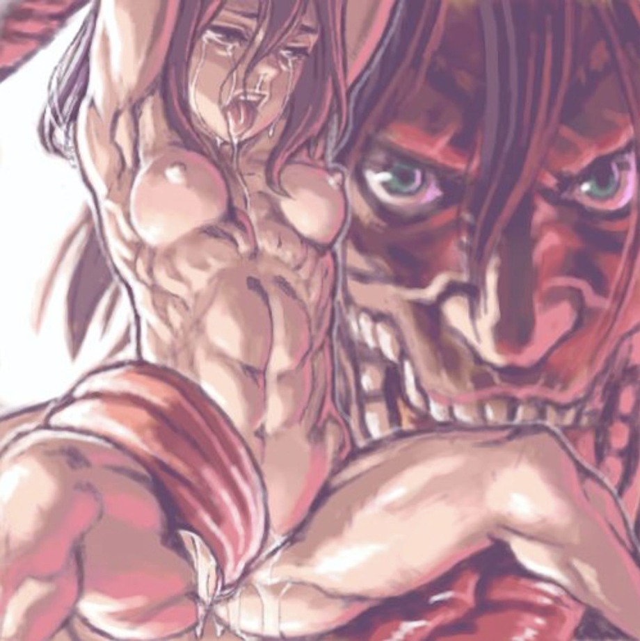 Titan Eren and Titan Annie XXX
