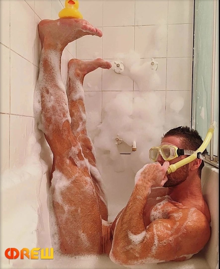 Duck in the bathroom