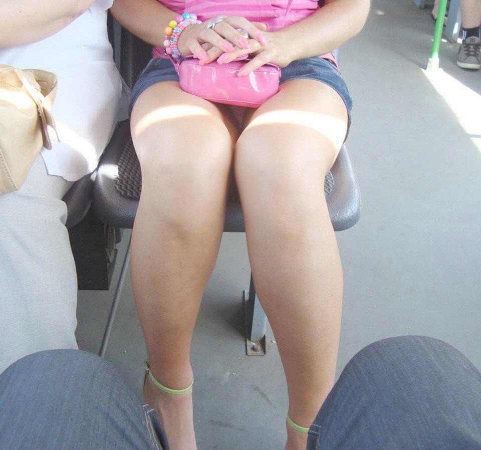 Lit panties in public transport