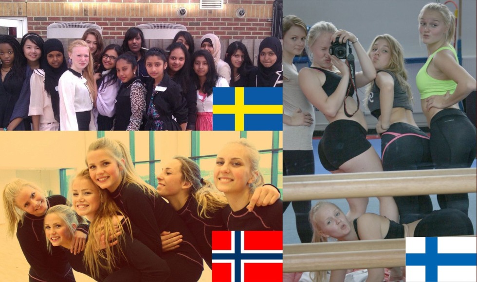 Naked schoolgirls from Norway