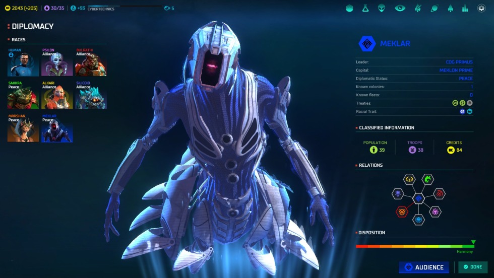 Master of Orion 2 Mrrshan