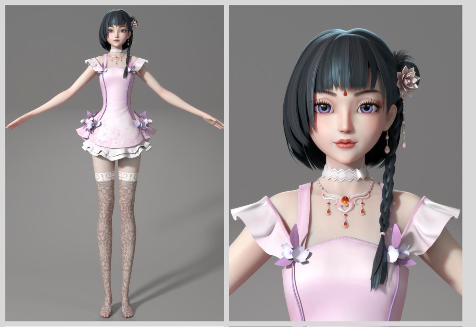 ECCHI Lolibool on the back of the legs