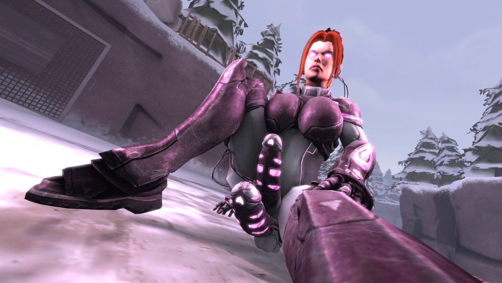 Futanari with big tits 3d