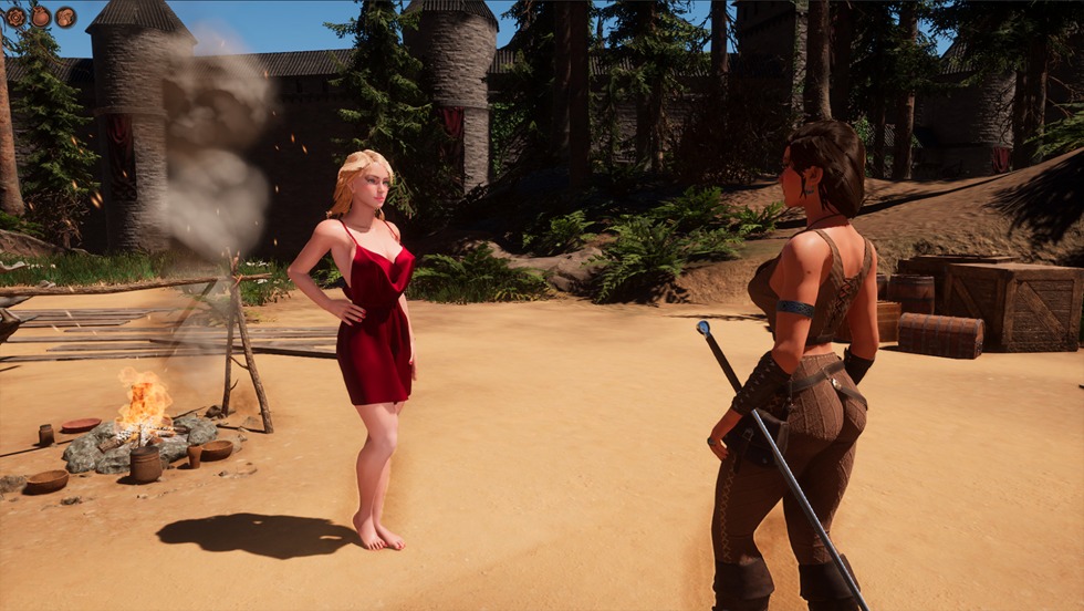 Erotic games in the harem