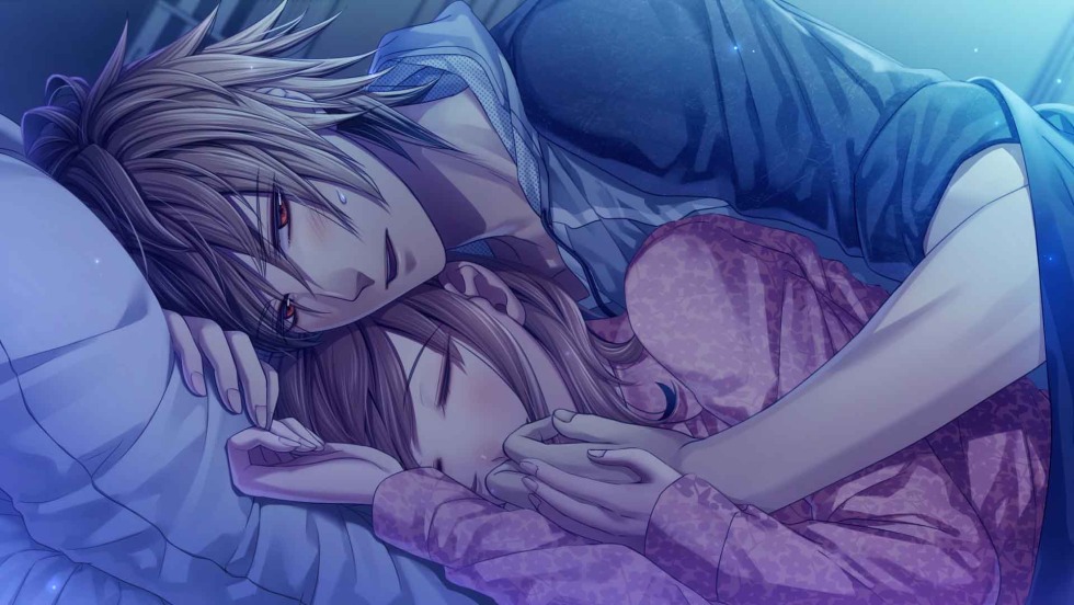 ANIME A couple in bed