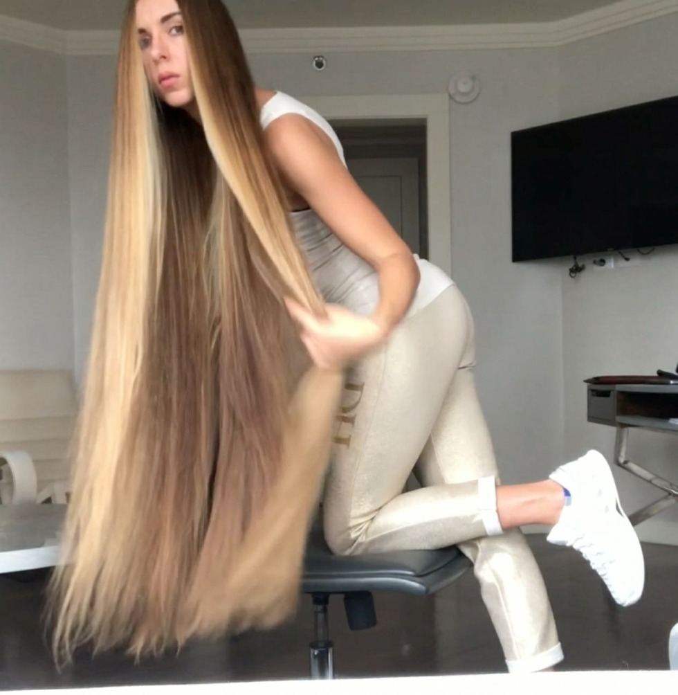 Blond Long Hair Silk