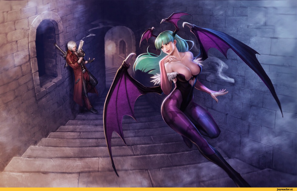 Morrigan Aensland and Dante