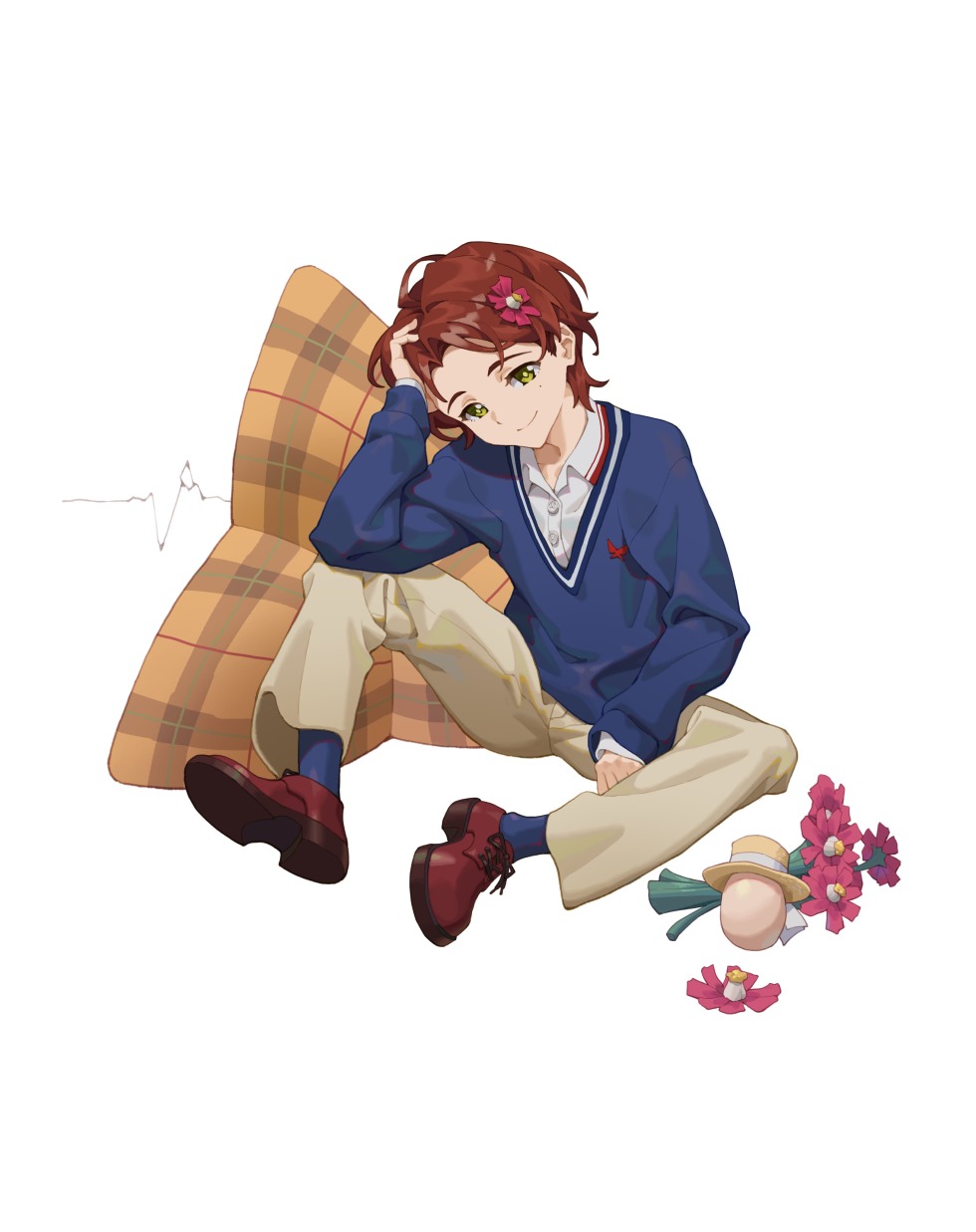 Anime girls with painted nails