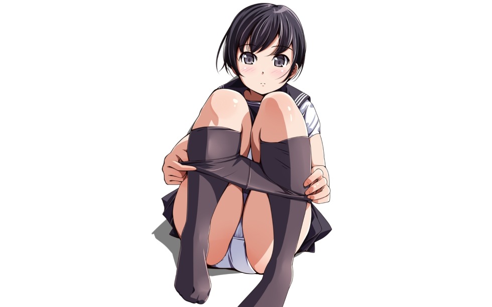 Beautiful body of the girl anime