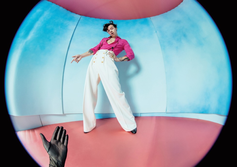 Harry Styles in a ballet pack