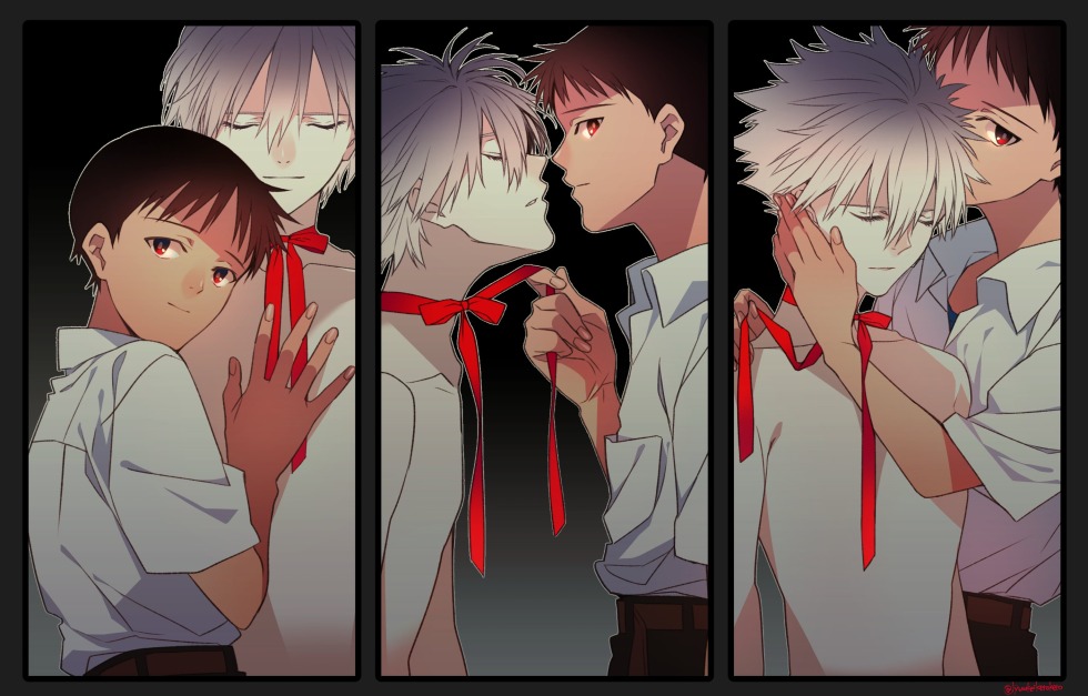 Evangelion Shinji and Kaoru