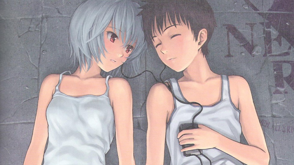 Shinji and Kaoru Kiss