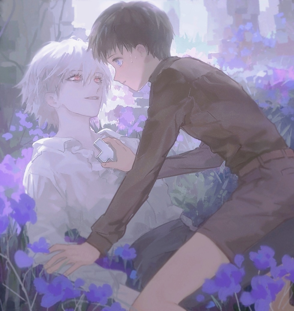 Kaoru Nagisa and Shinji Ikari