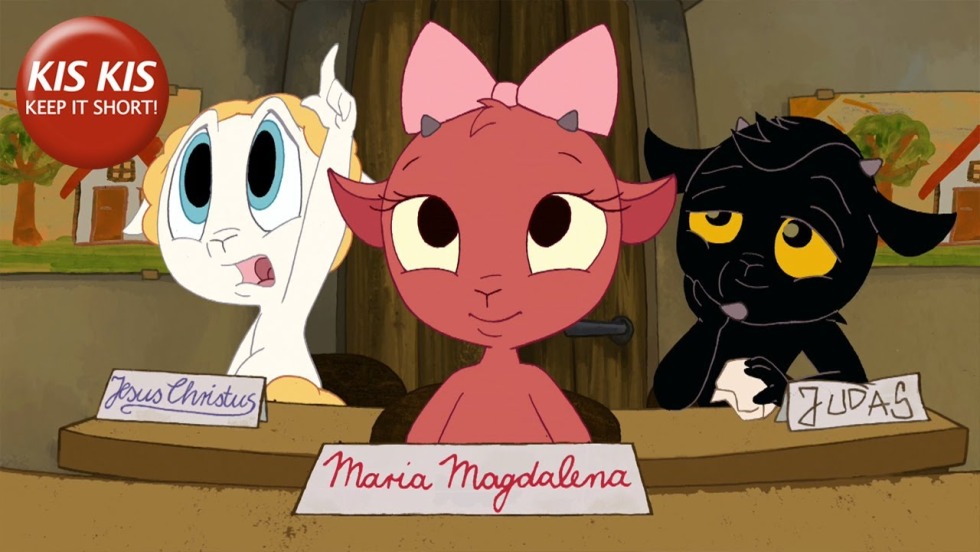 Jesus and Judas Cartoon 2009