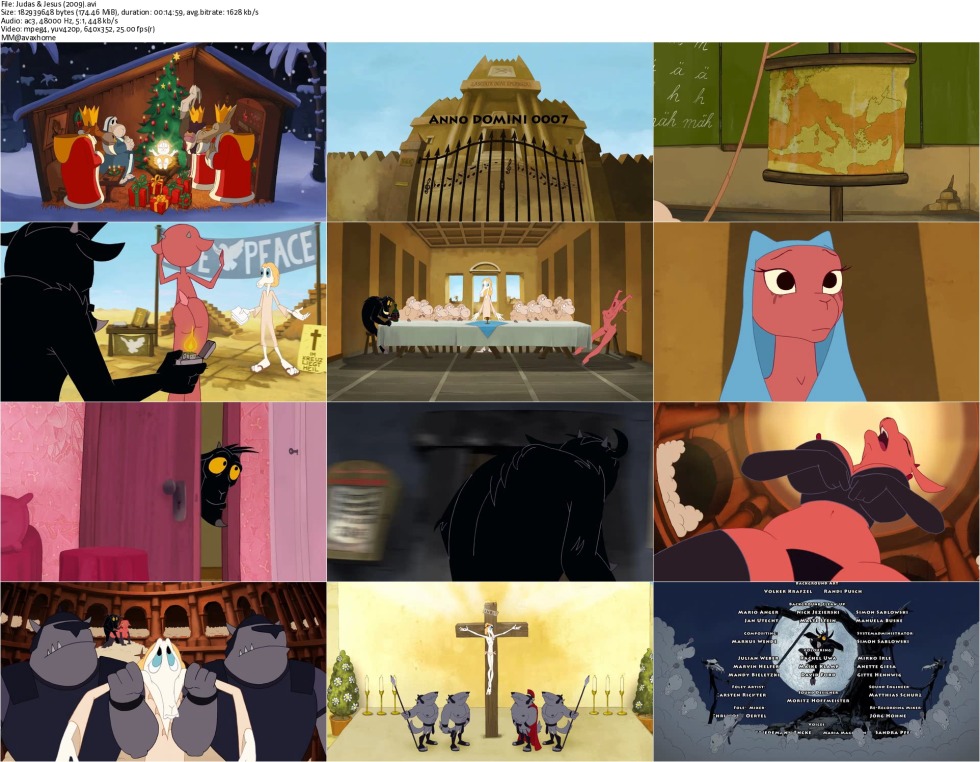 Judas and Jesus Cartoon