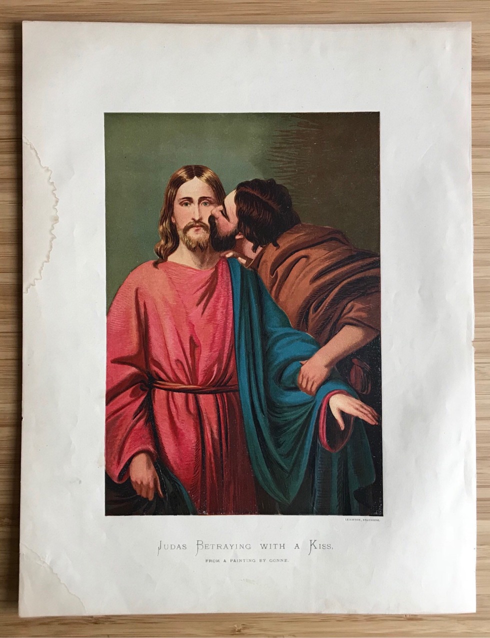 Judas and Jesus Maria Art