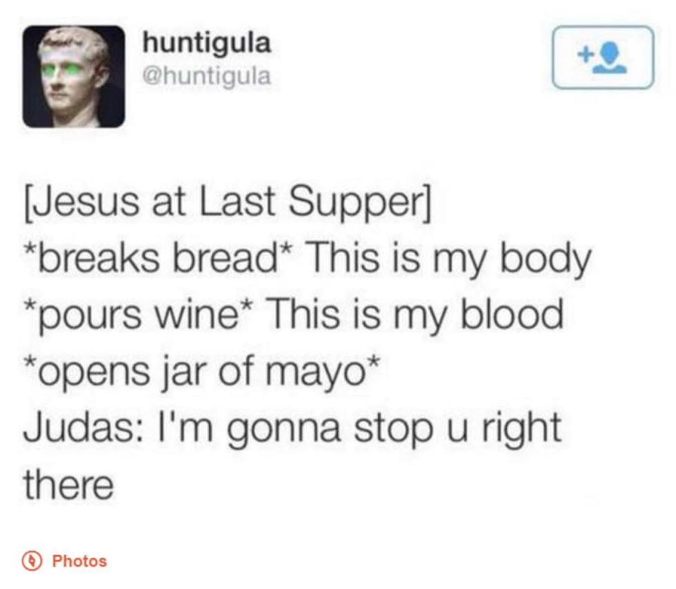 This is my body/ this is my blood this is My Last Resort