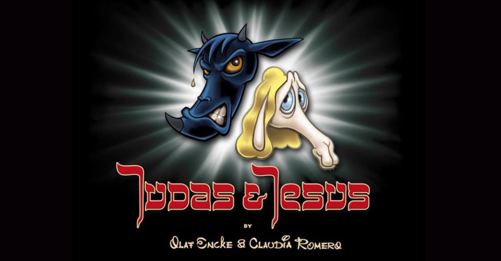 Judas and Jesus Cartoon