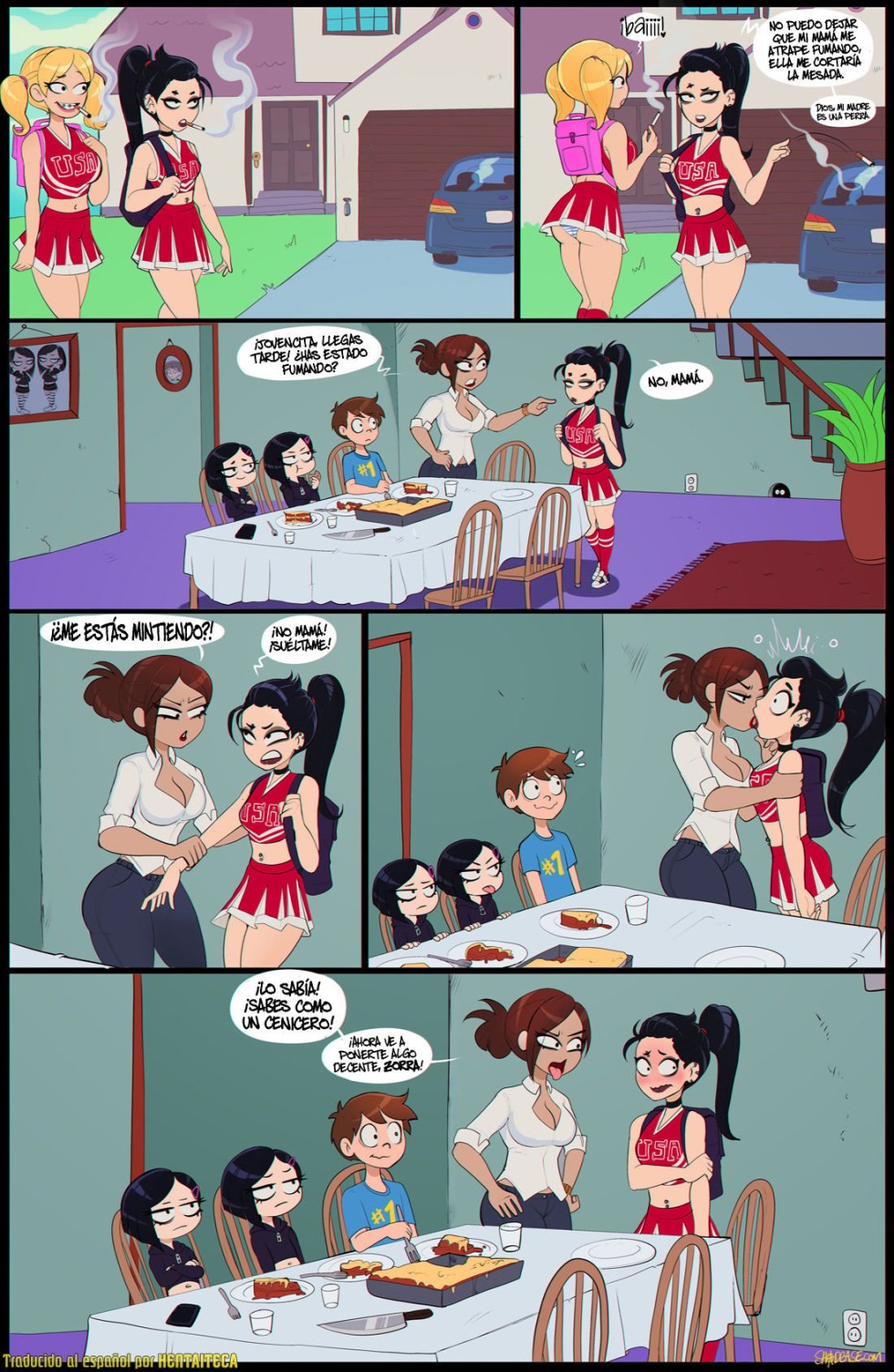 Shadman in the elevator