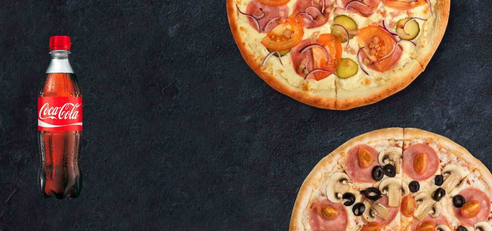 Pizza cola as a gift