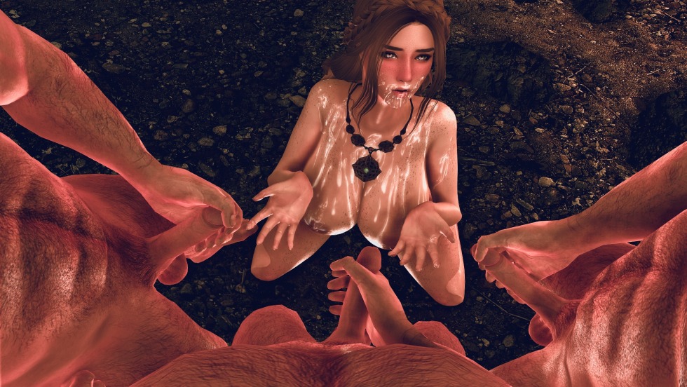 Naked elven in Skyrim