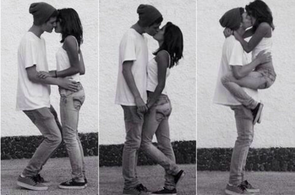 Tall guy with a girl