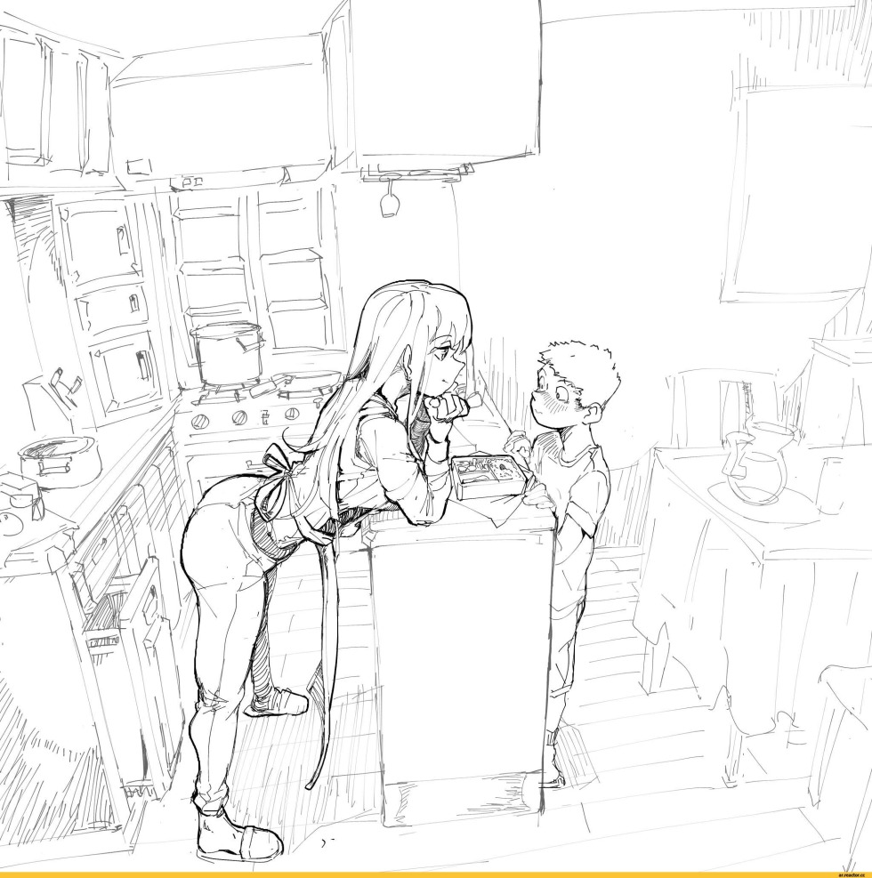 Black white drawings of incest